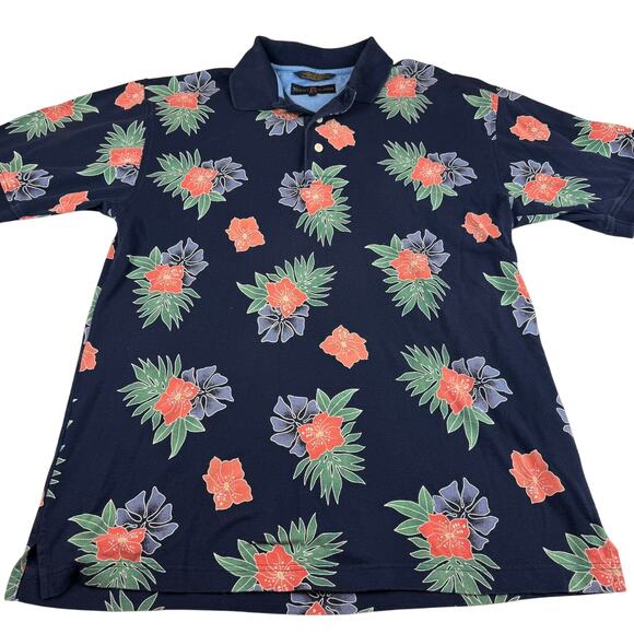Tommy Hilfiger Golf Polo Shirt - Floral Design - Medium - Picture 1 of 5